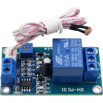 Vývojová deska Relé modul XH-M131 12VDC s fotorezistorem a soumrakovým spínačem