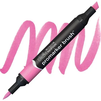 Lihová fixa WINSOR & NEWTON Promarker Brush & Chisel, CERISE (M647)
