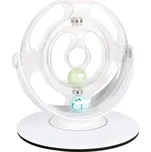 Flamingo Interaktivní hračka pro kočky Rotační kolo Dita bílé 26x26x27,5cm