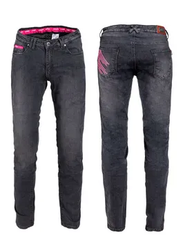 Moto kalhoty W-Tec Leonarda dámské moto džíny černé M