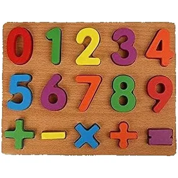 Dřevěná hračka TIP! Dřevěná čísla pro děti