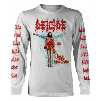 Merch Deicide: Tričko S Dlouhým Rukávem Once Upon The Cross (white) M 2021