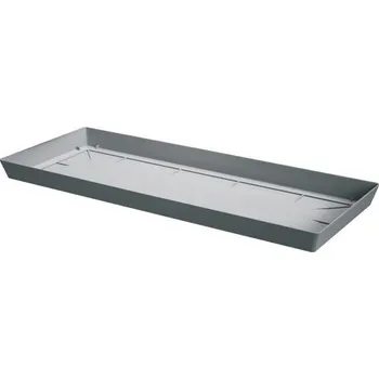 Pěstitelství Miska pod truhlík SOFTY BASE šedý kámen, varianta 73,2 cm