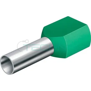 DD 16-14 zelená Dutinka dvojitá,průřez 2x16mm2/délka 14mm,dle DIN46228,zelená