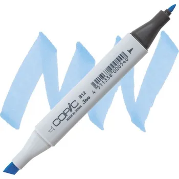 Lihová fixa COPIC Classic oboustranná Fine & Chisel, B12 Ice blue