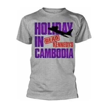 Pánské tričko Merch Dead Kennedys: Tričko Holiday In Cambodia 2 M 2014