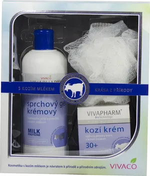 Kosmetická sada Vivaco Vivapharm dárková kazeta kosmetiky s kozím mlékem