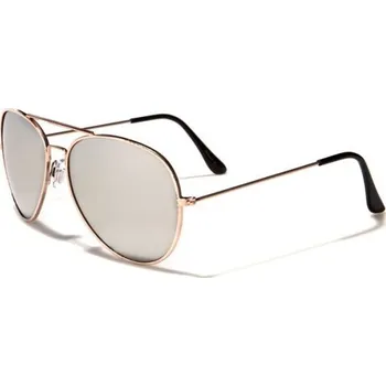 Sluneční brýle Sluneční brýle pilotky zlatý rám zrcadllové sklo Air Force MZAV-01