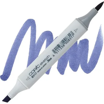 Lihová fixa COPIC Sketch oboustranná Brush & Chisel, BV17 Deep reddish blue
