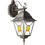 Venkovní nástěnné svítidlo Lalumi Janel k zavěšení IP44 E27 60 W černé