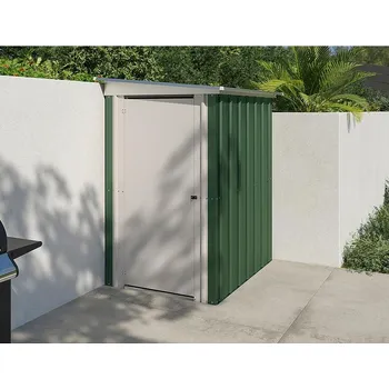 Zahradní domek Kovový zahradní domek zelený 54GPE 158x120 cm