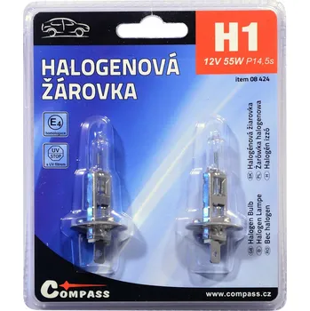 Autožárovka Compass Žárovka H1 55W 2ks DBB