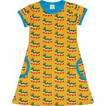 Dívčí šaty Dívčí šaty s krátkým rukávem Housenka Maxomorra Velikost: 110/116