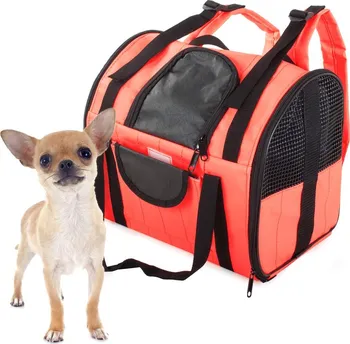 Taška pro psa a kočku Verk Přepravní taška pro zvířata oranžová 34 x 20 x 28 cm