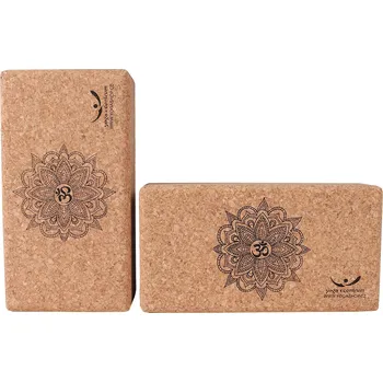 Korková cihlička na jógu Mandala OHM