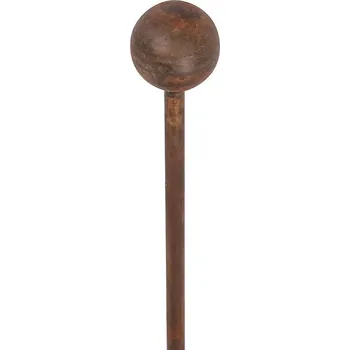 Stojan na květiny Tyč k rostlinám s koulí patina 25 mm, 120 cm, 07330