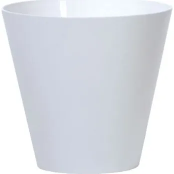 Květináč Květináč Tubus Simple bílý, varianta 40 cm
