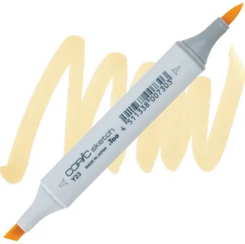 Lihová fixa COPIC Sketch oboustranná Brush & Chisel, Y23 Yellowish beige