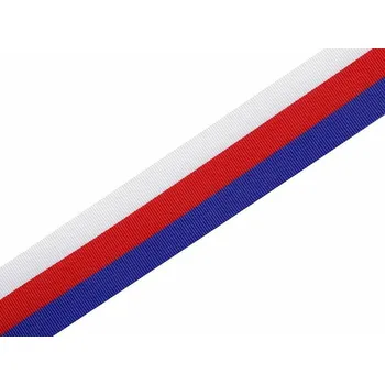 Kraftika Stuha trikolora Česko 20 mm 10…