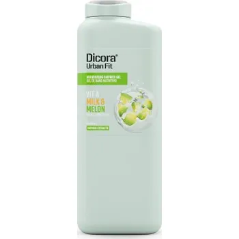 Koupelová kosmetika Dicora Urban Fit Vitamin A Milk&Melon sprchový gel mléko a meloun 400 ml