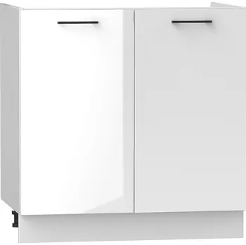 Kuchyňská skříňka Kuchyňská Skříňka Oscar D80zl bílá lesk/bílá