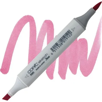 Lihová fixa COPIC Sketch oboustranná Brush & Chisel, R85 Rose red