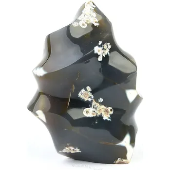 Přírodní kámen Dekorační achát plamen 1186g