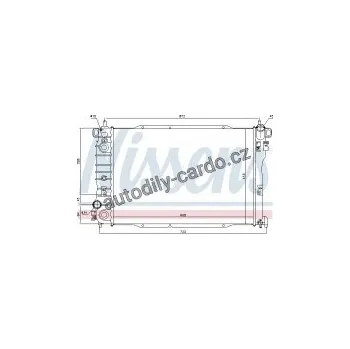 Chladič motoru Chladič motoru NISSENS 61699