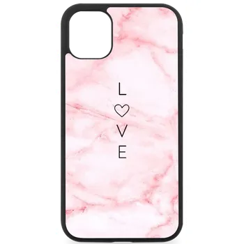 Náhradní kryt pro mobilní telefon Kryt na mobil iPhone pink love iPhone: 7