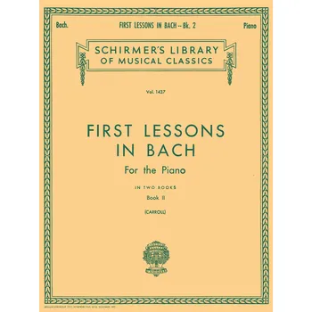 First Lessons In Bach Book Two - pro klavr 1047870