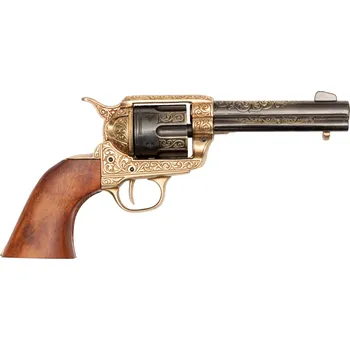 Replika zbraně Denix Replika Revolver Colt Peacemaker 45 USA 1886 černý/zlatý
