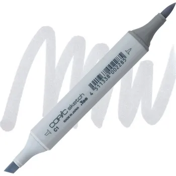 Lihová fixa COPIC Sketch oboustranná Brush & Chisel, C1 Cool gray 1