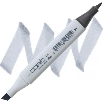 Lihová fixa COPIC Classic oboustranná Fine & Chisel, C4 Cool gray 4
