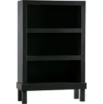 WOOOD Černá borovicová knihovna Bona 107 x 39 cm