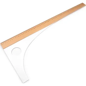 Dřevěná hračka Dřevěný příložník "L" 60cm