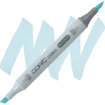 Lihová fixa COPIC Ciao oboustranná Brush & Chisel, BG000 Pale aqua