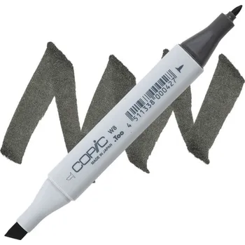 Lihová fixa COPIC Classic oboustranná Fine & Chisel, W8 Warm gray 8