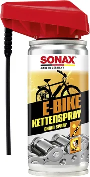 Cyklistické mazivo SONAX E-Bike Sprej na řetězy elektrokol 100 ml