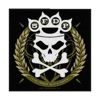 Nášivka Merch Five Finger Death Punch: Nášivka Knuckles Crown 2019