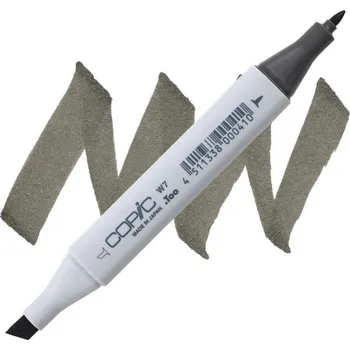Lihová fixa COPIC Classic oboustranná Fine & Chisel, W7 Warm gray 7