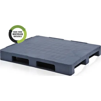 paleta Plastová paleta pro vysokou zátěž regranulát, 120 x 100 x 15 cm