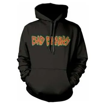 Pánská mikina Merch Bad Brains: Mikina S Kapucí Bad Brains XL 2018