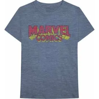Pánské tričko Merch Marvel Comics: Tričko Distressed Logo Marvel Comics M
