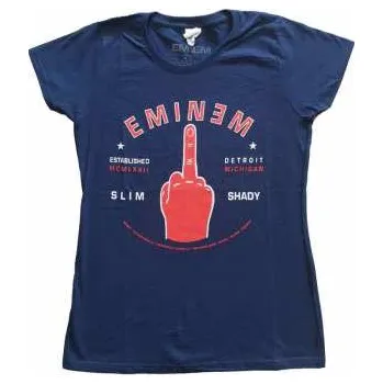 Pánské tričko Merch Eminem: Dámské Tričko Detroit Finger S