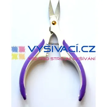 Krejčovské nůžky nůžky vyšívací se zahnutou ostrou špičkou ergonomické, délka 12cm počet: 1 kus
