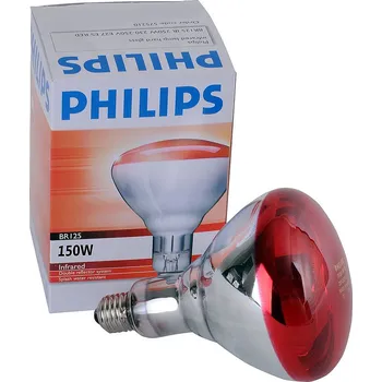 Žárovka Philips infrared žárovka PAR 100W červená