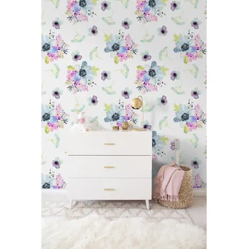 Tapeta Coloray Fototapeta Nádherné pastelové kytice Samolepící Fototapeta Vliesová 250 x 250 cm coloraydecor-f-ss-374192197