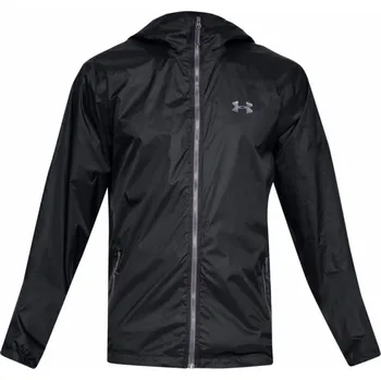 Under Armour Forefront Rain Jacket 1321439-001 černá XL Pánská větrovka Under Armour Forefront Rain Jacket 1321439-001 černá XL