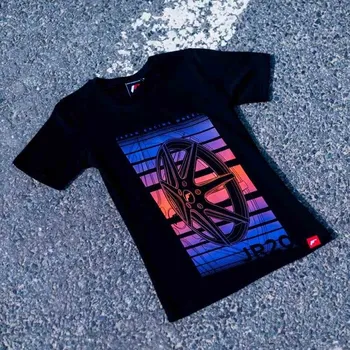 Dámské tričko JR Women's T-Shirt JR-20 Face Black Size M