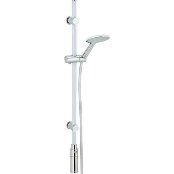 Sprchová tyč led, 94 cm, sprchová hlavice a sprchová hadice, Wenko